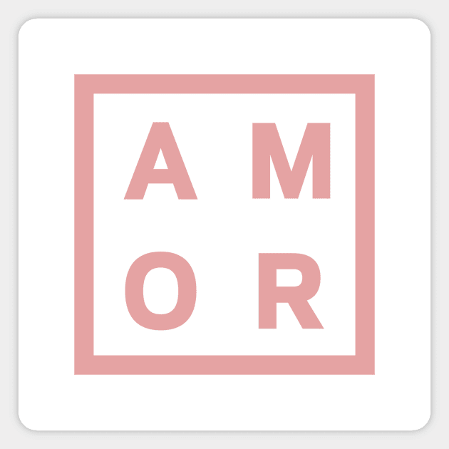 AMOR Magnet by Bryan Trindade